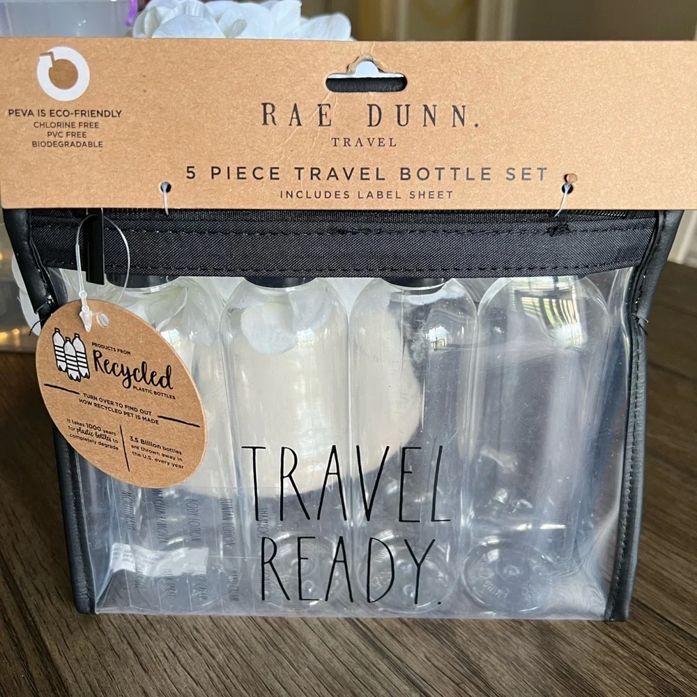 RAE DUNN 5 Piece TRAVEL SET - Picture 6 of 9